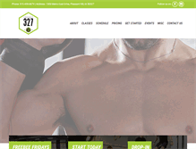 Tablet Screenshot of crossfit327.com